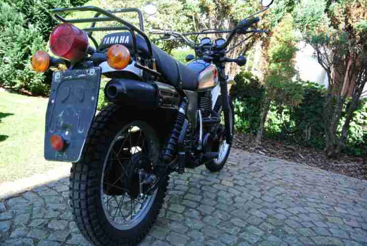 KLASSIKER, YAMAHA XT 500, 1U6, 44Tkm, EZ 1983, silber/ALU schwarz