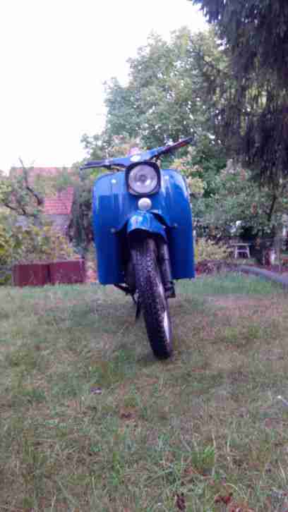 KR51/1, Schwalbe, Simson, Moped, blau