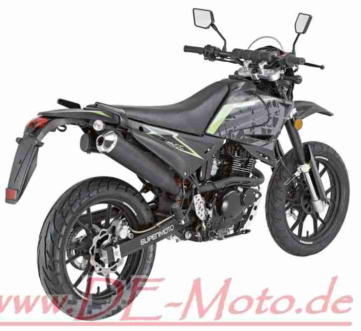 KREIDLER SUPERMOTO 125ccm NEUE 2015er Modell * Ganganzeige Stahlflex LED * TOP !