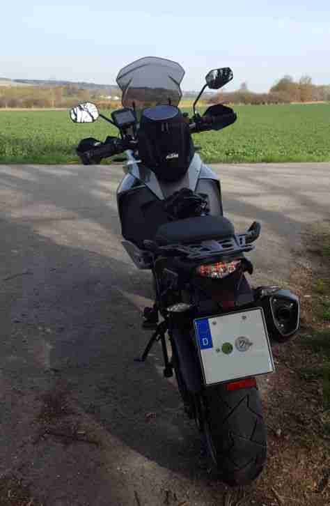 KTM 1190 Adventure mit Navi, Koffern, Topcase etc.