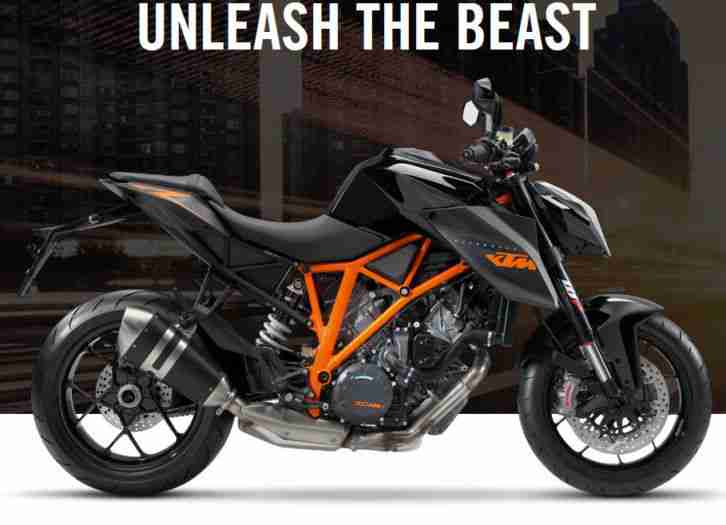 KTM 1290 SUPER DUKE R schwarz Modell 2016 / 1 Stück noch verfügbar