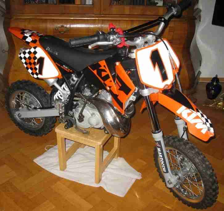 KTM 50 SX Pro Senior LC Bj 2004 Neu aufgebaut