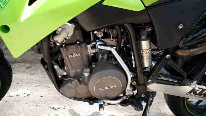 KTM 640 DUKE 2, seltene Ausführung in Grün, Sportauspuff, SuperMoto