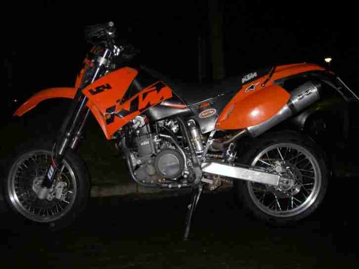 KTM 640 LC4 Enduro als SuperMoto-Umbau