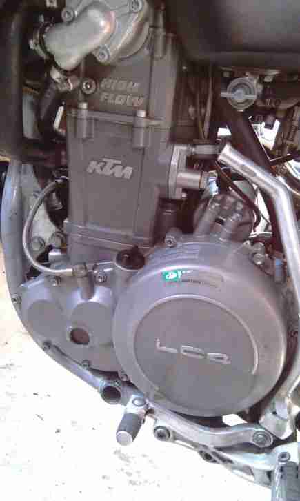 KTM 640 LC4 Motor komplett HIGHFLOW (grau) BJ 2005 ca 12tkm