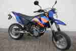 640 LC4 Supermoto blau 2 Sitzer E Starter