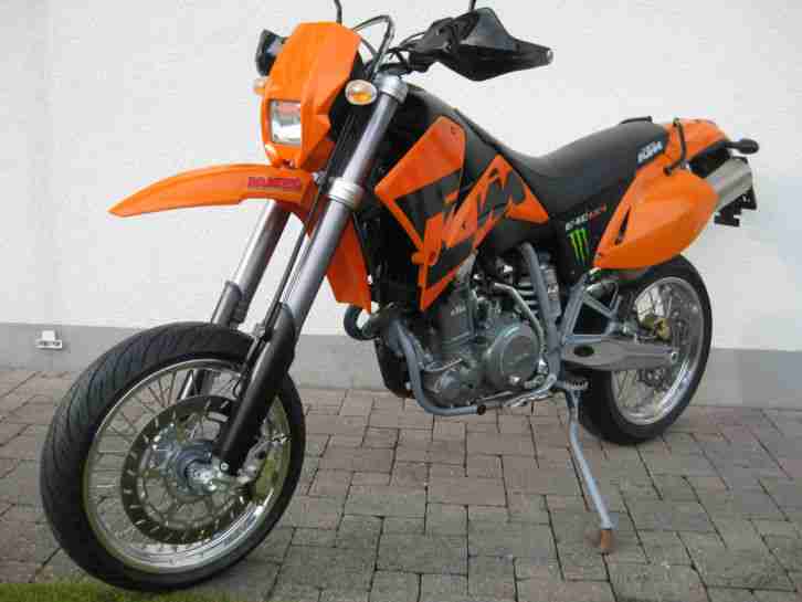 KTM 640 LC4 Supermoto nur 10.769 km - Modell 06/2004 - Unfallfrei Winterpreis