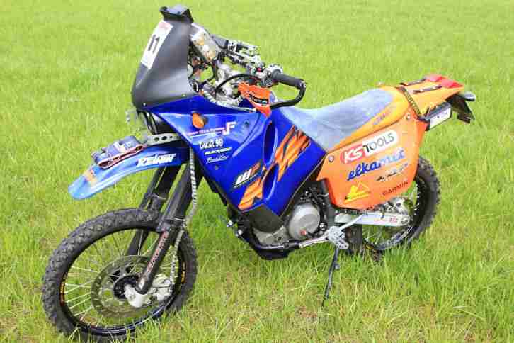 KTM 660 LC4 Rally 1999 / TÜV neu / Roadbook / Hecktanks / Enduro / Adventure
