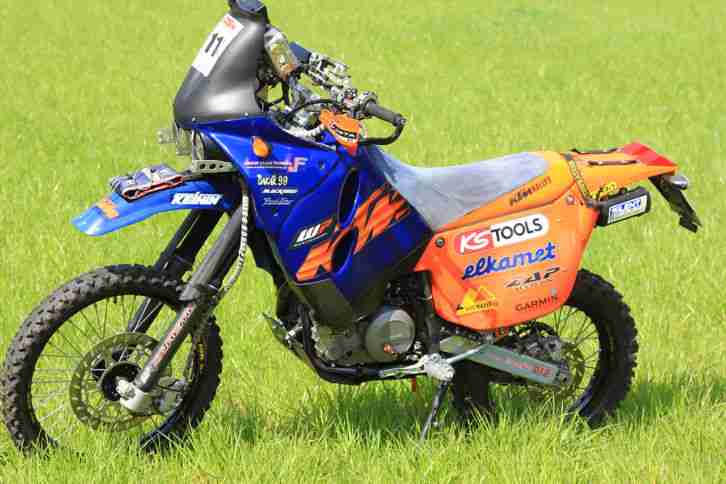 KTM 660 LC4 Rally 1999 / TÜV neu / Roadbook / Hecktanks / Enduro / Adventure