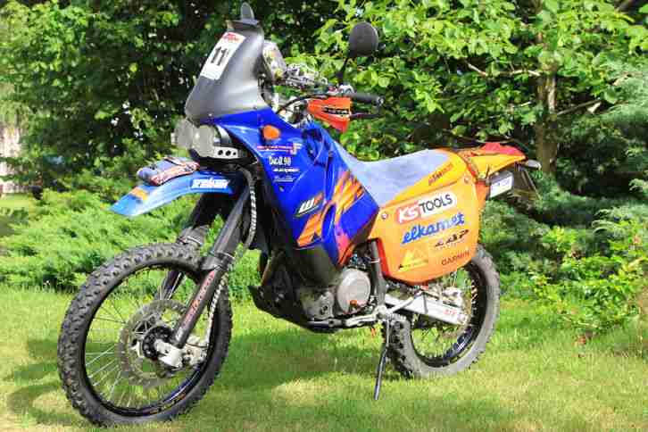 KTM 660 LC4 Rallye Excel Keihin Hymec Roadbook Hecktanks Zeta Scotts Dakar