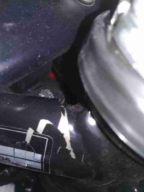 KTM Duke 125 Unfall beschädigt