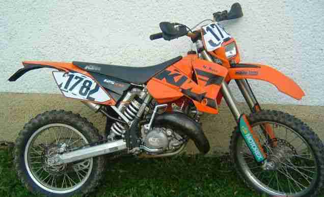 EXC 125 Motocross Enduro Dreckfräse