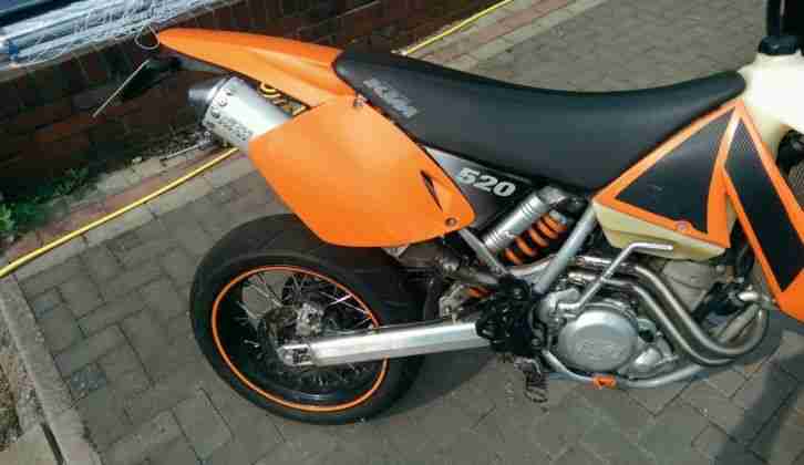 KTM EXC 520 super moto ez01 tüv neu, 12tkm selten keine lc4 / Duke / wre / wr