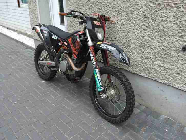 KTM EXC-R 450 Cross Akrapovic Alles Neu!! Tüv Neu!! Bj 2008 !!!