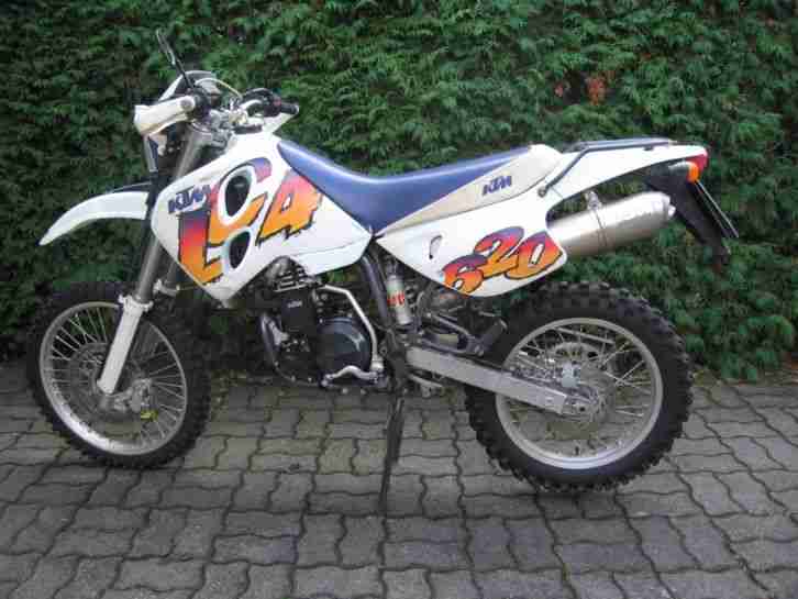 KTM GS 620 RD weiß/orange TÜV neu