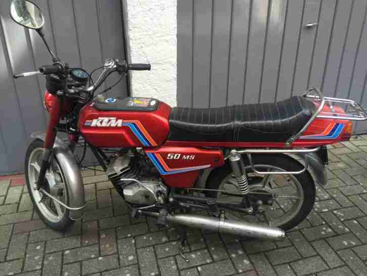 KTM MS 50 Mokick, Rot