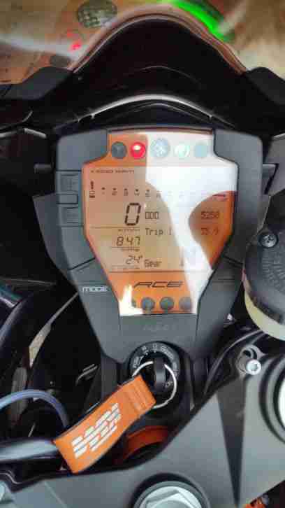 KTM RC8R schwarz/orange 1A Zustand, sehr gepflegt, mit Zubehör, Scheckheft, V2