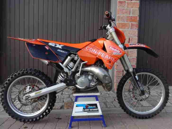 KTM SX 200 Motocross Modell 2003 2 Takt RM CR KX