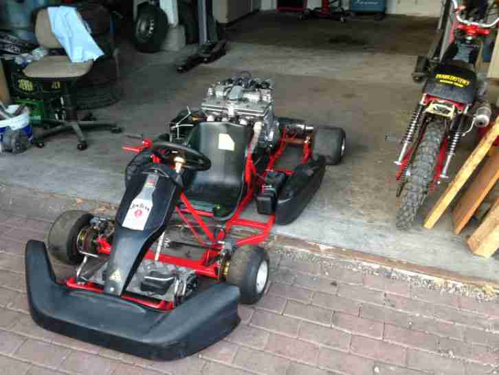 Kart Eigenbau mit Motoradmotor, Rennkart, Dragkart