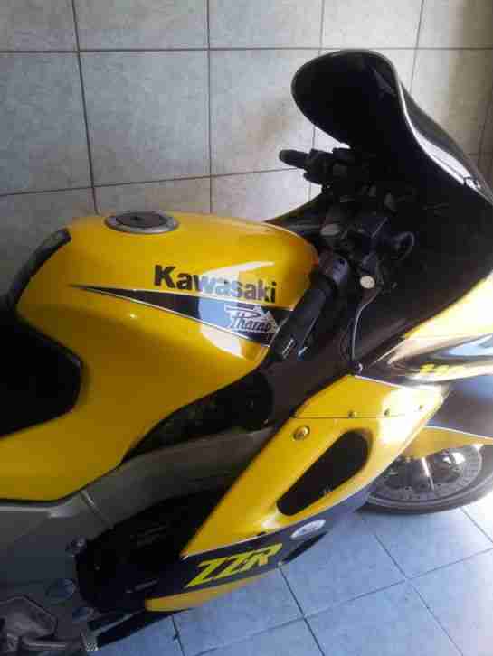 Kawasaki 1100 ZZR AT-Motor ca. 17 T KM ca. 160 PS Bj. 93 Tuning und viel Zubehör