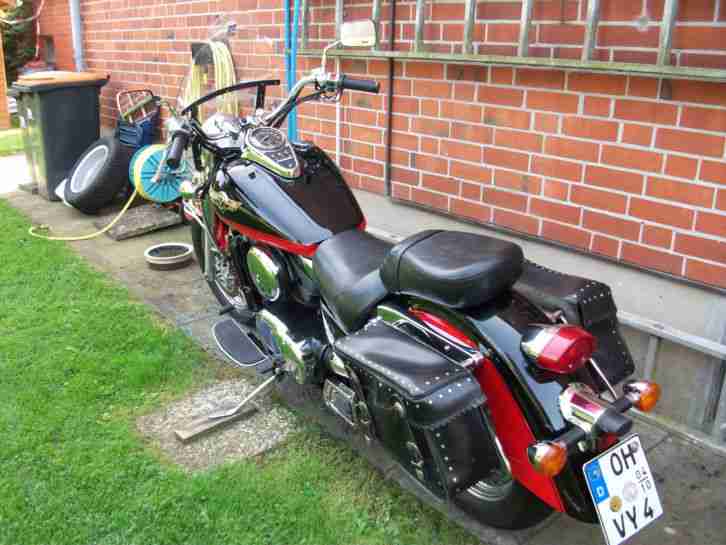 Kawasaki 1500 VN Classic Bauj.1997 Rot Schwarz