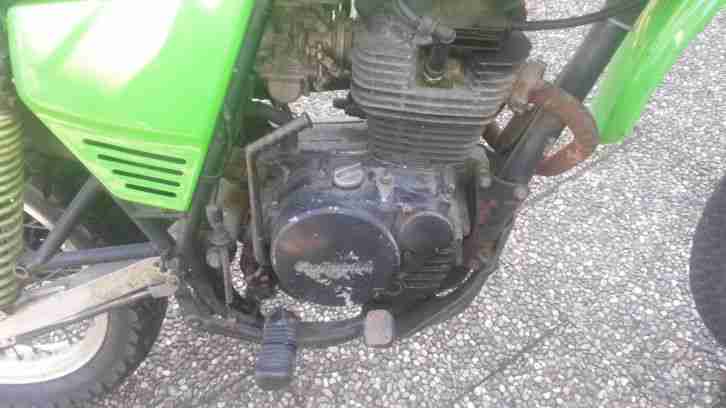 Kawasaki 250 Enduro Bastlerfahrzeug