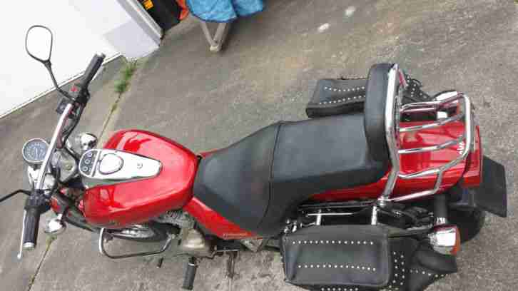 Kawasaki BN125 A Chopper / Rot, Erstzulassung 1999 für Bastler/Ersatzteileträger