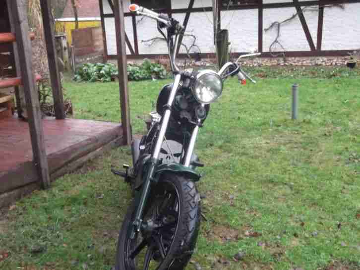 Kawasaki EN 450 A Chopper Umbau Tüv 5/2017 , Winterarbeit f Bastler siehe Text