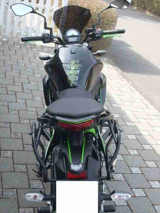 Kawasaki ER-6N @48PS Bj. 2014, Tieferg. 4500km! 12Mon. Werksgarantie!