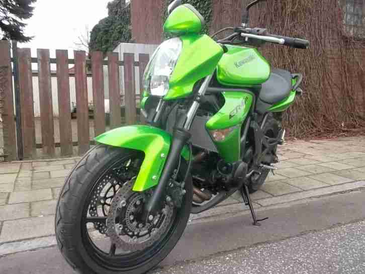 Kawasaki ER650A ahnl. Buell Bj.2008 TÜV 05/2015 koboldgrün top Zustand offen