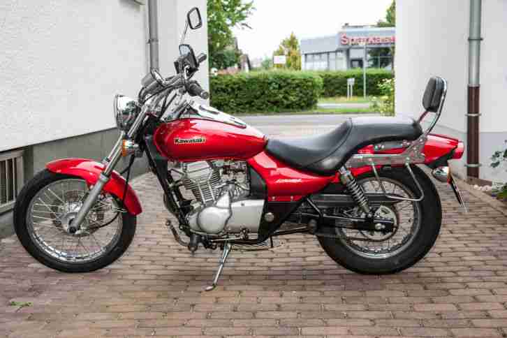 Kawasaki, Eliminator, BN 125 A, rot-metallic, 2.200 km, 1.Hand, Top-Zustand