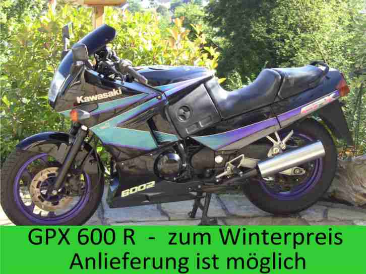 Kawasaki GPX 600 R EZ 09 1998 30682 KM 3. Hd. Anlieferung ist möglich