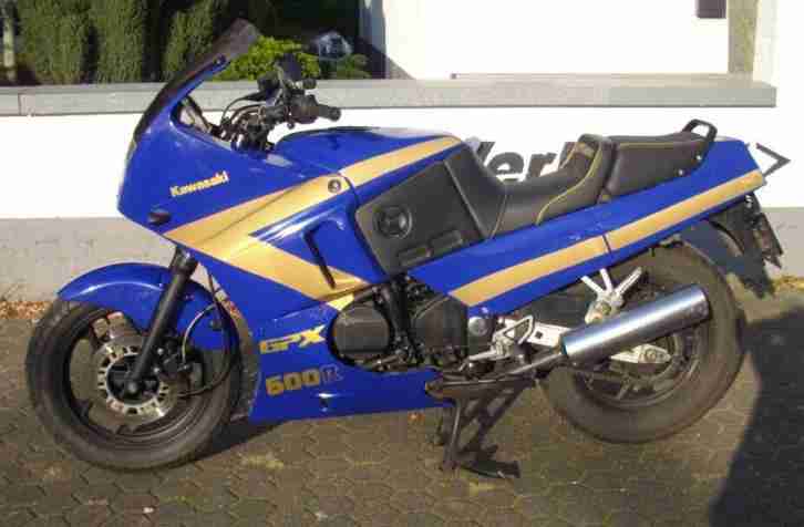 Kawasaki GPX 600 R EZ 3/94 77 PS viele Extras, springt nicht an, lange Standzeit