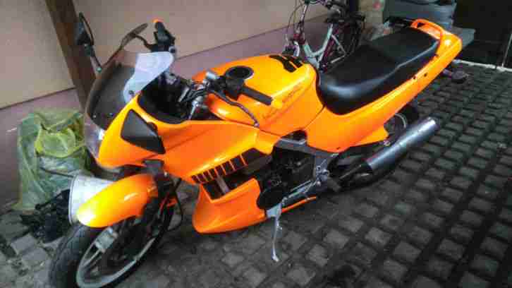 Kawasaki GPZ 500s Supersportler TÜV 7.2017 Neon Orange Unikat Baujahr 1990