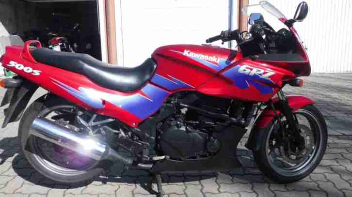 Kawasaki GPZ500S ca.37000km mit Tieferlegung und Sturzbügel