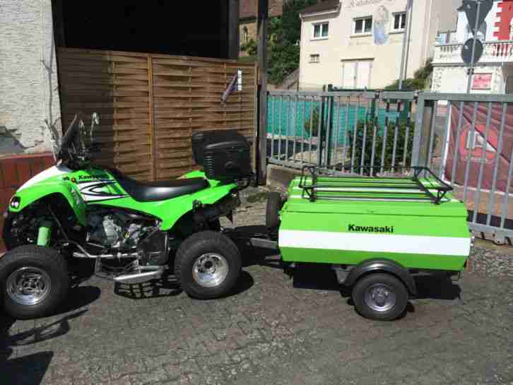 Kawasaki KFX 700 V 700 Force Linited Edition mit Hänger