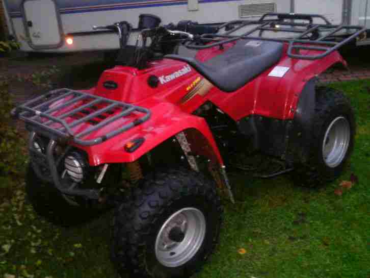 Kawasaki KLF 250 Quad 1.Hand Fahrbereit mit