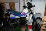 KLR 250 weiß blau ca. Bj. 1992