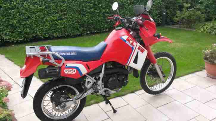Kawasaki KLR 650, sehr gepflegt im Originalzustand