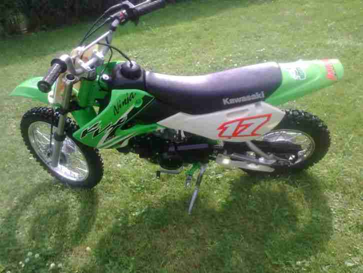 Kawasaki KLX 110, orginal Pitbike Randy de Puinet , Größe wie Kindercross
