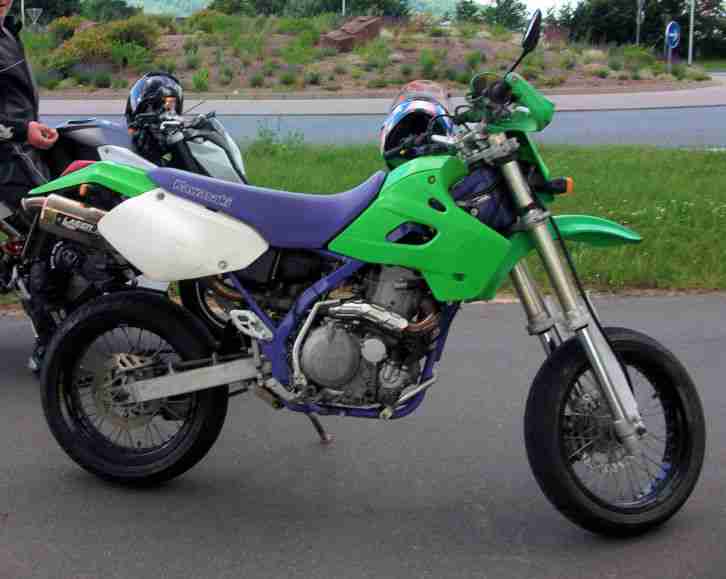 Kawasaki KLX 650 R SUPERMOTO Umbau Bj. 94