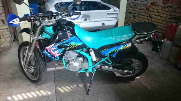 KLX 650 mit Sebring Auspuff