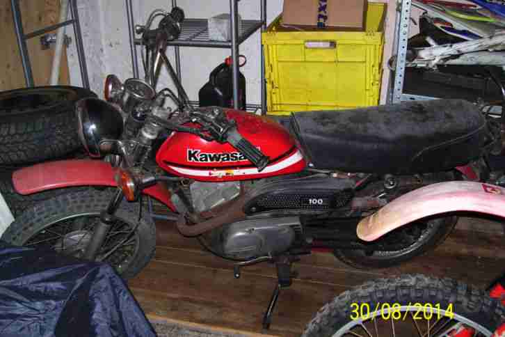 Kawasaki KM 100 twinshock Funbike 1978