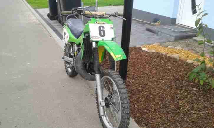 Kawasaki KX 250 D1 Vollcross Bastlerfahrzeug/Teilespender