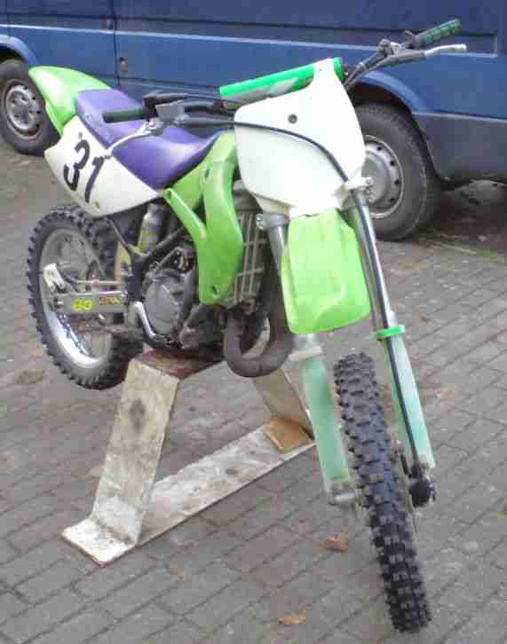 Kawasaki KX 80 Vollgross 26/27 PS mit Betriebsanleitung