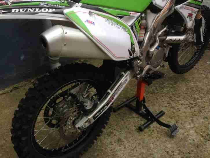 Kawasaki KX250F 2012 Motocross Vollcross KX 250 F viele Neuteile verbaut