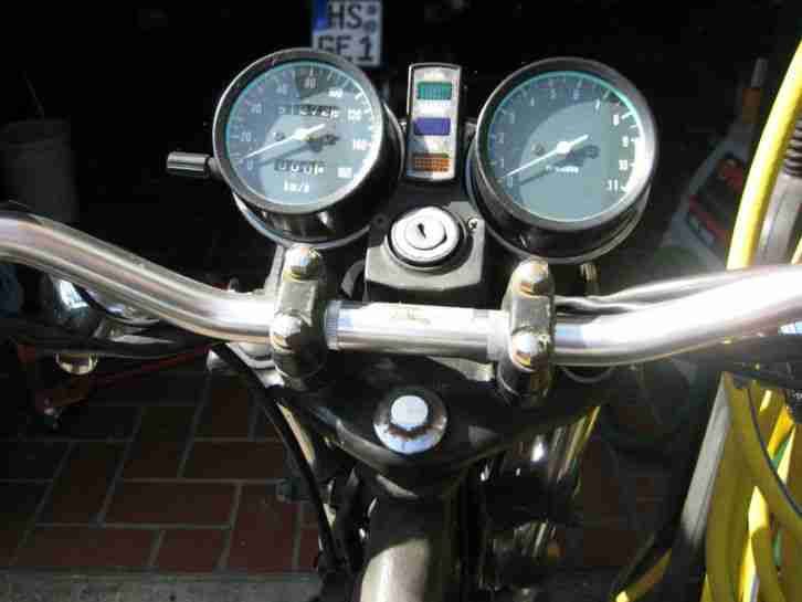 Kawasaki KZ250 "schon ein Oltimer"