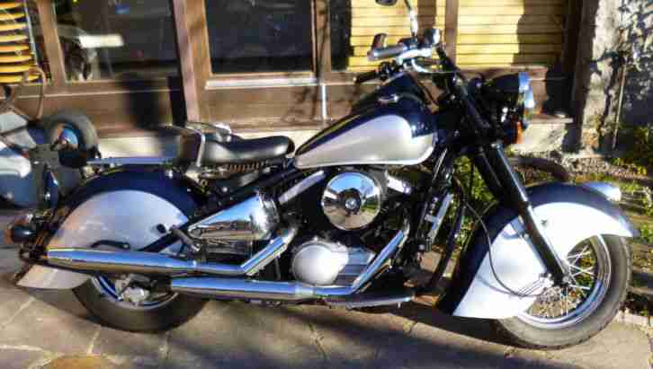 Kawasaki VN 800 Drifter Umbau mit Indian Style und Harley Sound