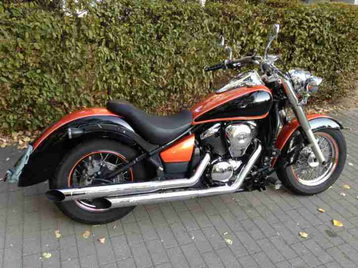 Kawasaki VN 900 Classic mit lückenlosem Scheckheft und vielen An.-und Umbauten