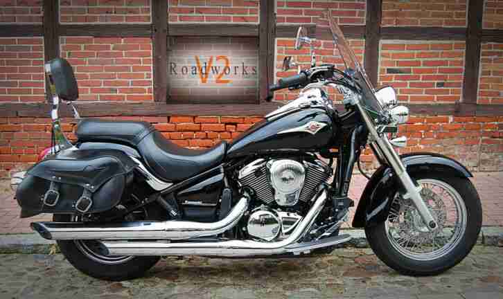 Kawasaki VN 900 Classic viel Zubehör TOP Zustand 1 Jahr Gewährleistung